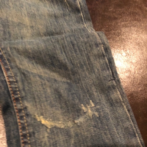 Z. Cavaricci denim jeans with plaid belt included  NWT size 4 - Picture 2 of 5